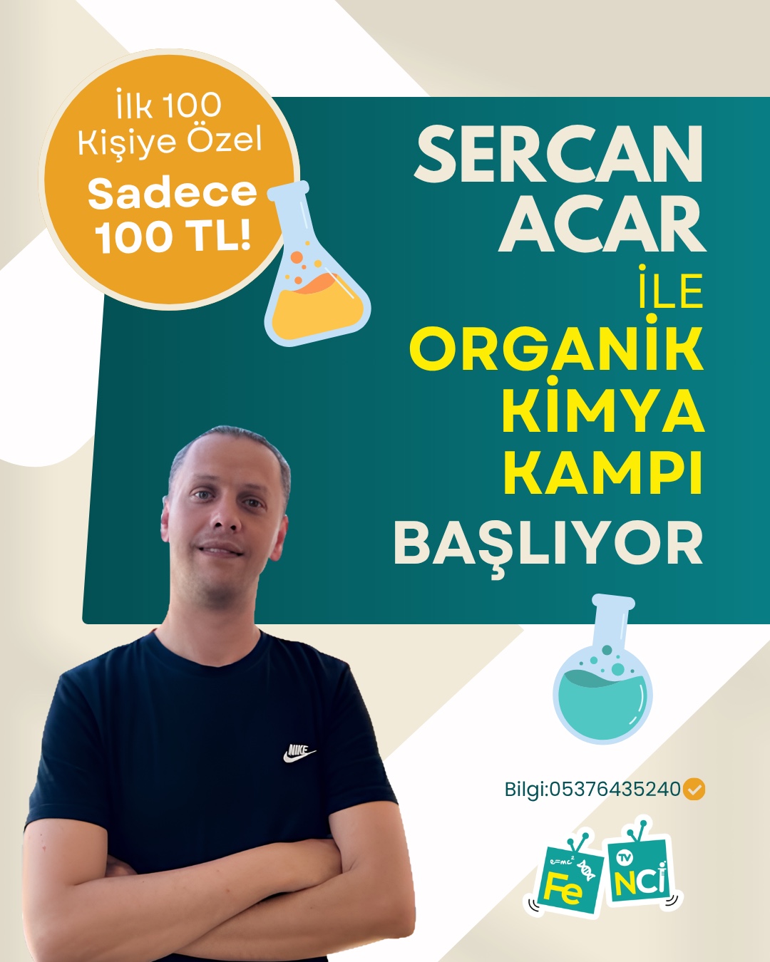 SERCAN ACAR İLE ORGANİK KİMYA KAMPI